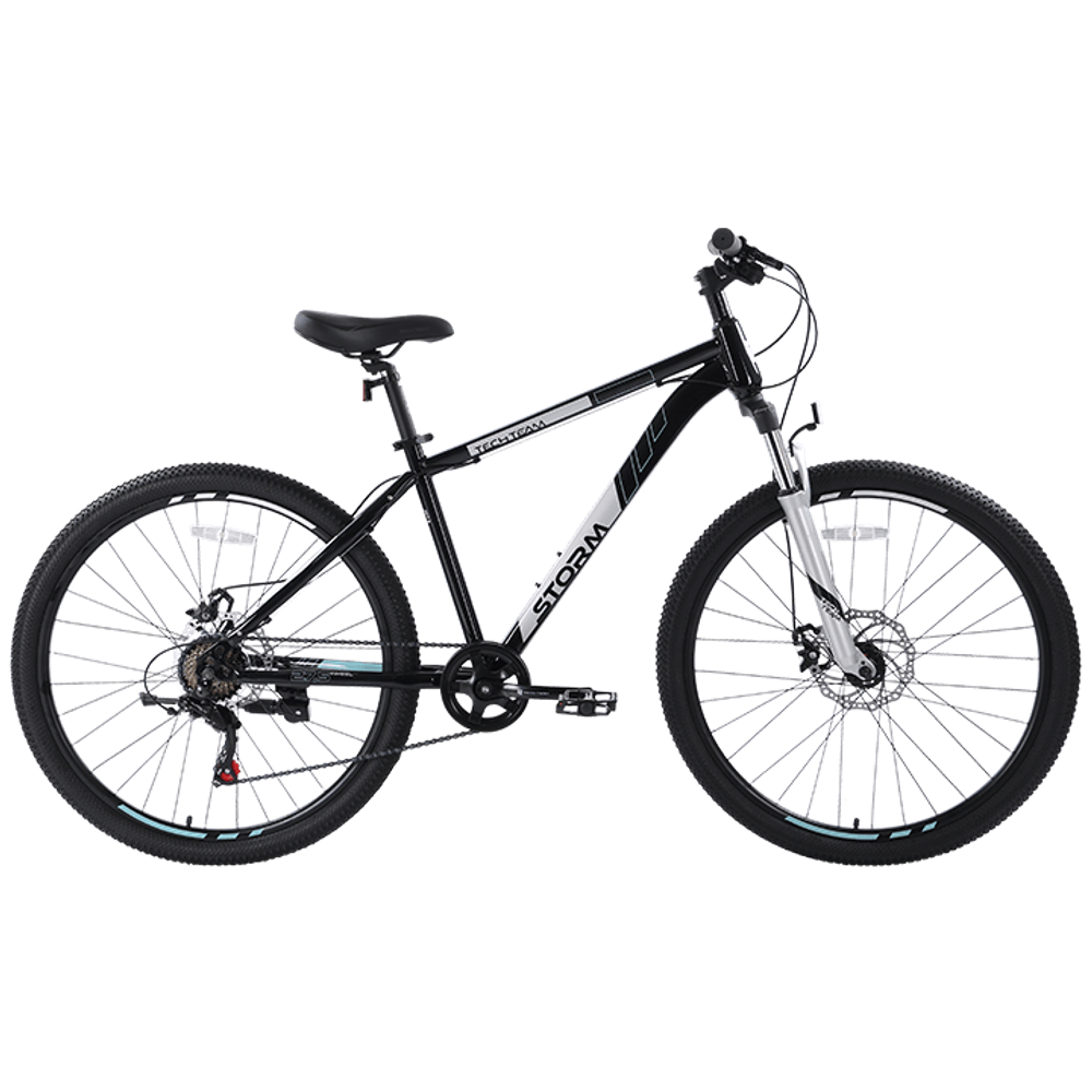 Велосипед TechTeam Storm 26"х14" чёрный 2023