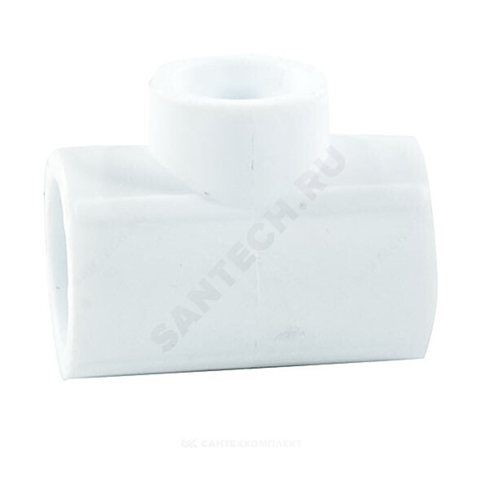 Тройник PP-R переходной белый Дн 25х20х25 PRO VALFEX 10252025-PRO
