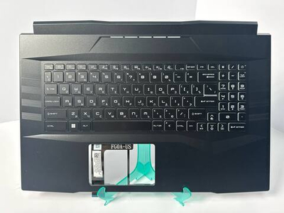 Верхняя панель с клавиатурой (топкейс) для ноутбука MSI Pulse GL76 (957-17L314E-C14)