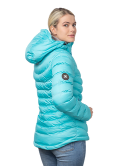 Куртка женская HISPO Лив, цвет: бирюзовый, AW22-2-001/2, р. S (44)
