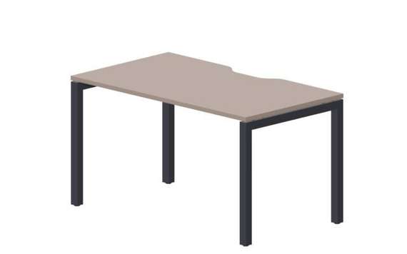 стол Polo 1380х780х750мм (с эргономичным вырезом)