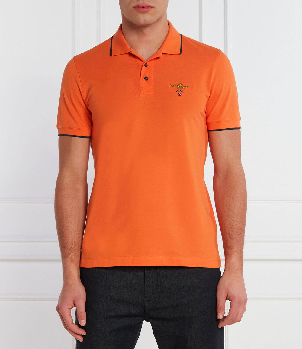 Поло Aeronautica Militare - оранжевый(PO1308P82)