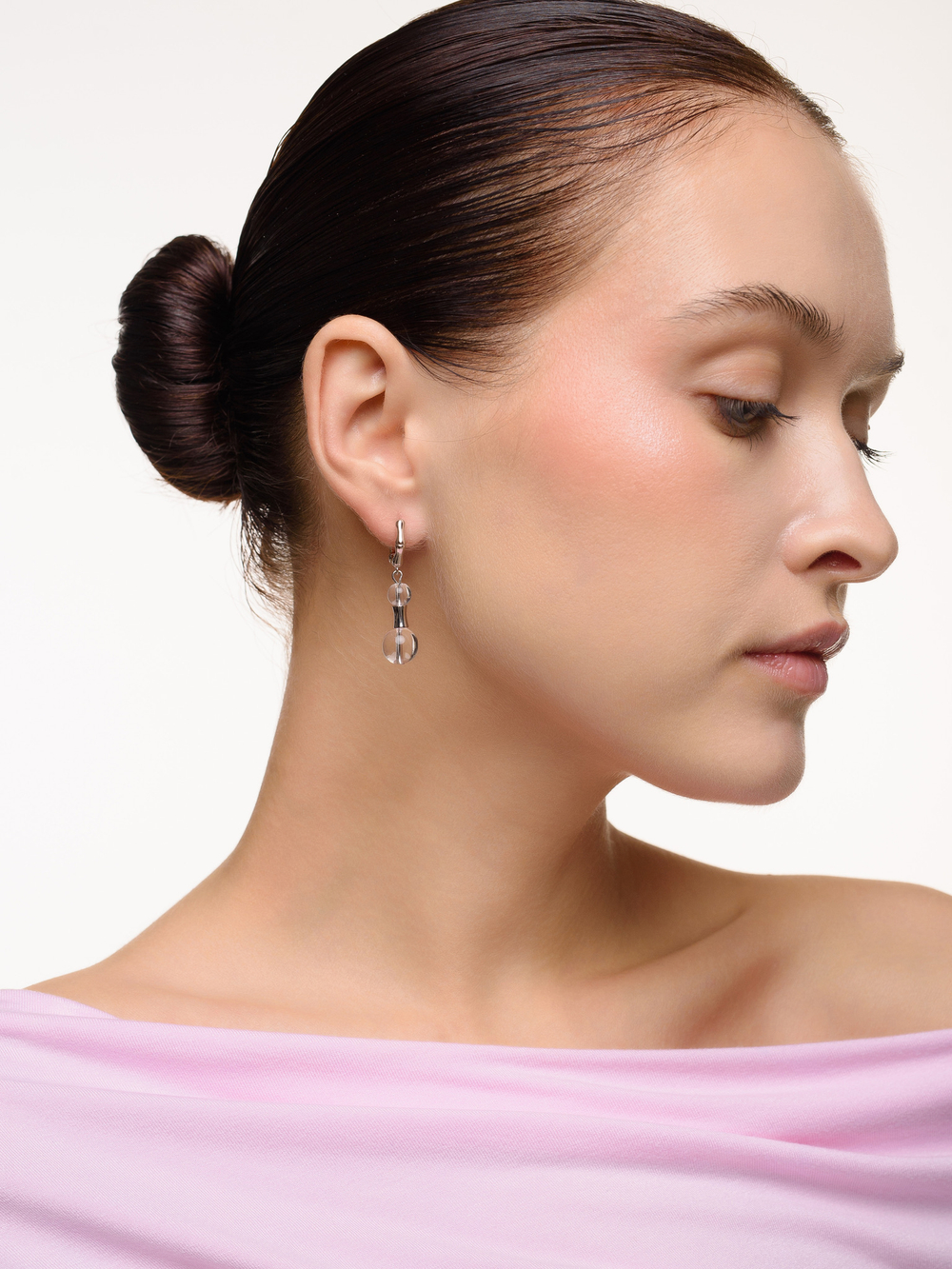 Серьги "Bambo Mini Bubble" Silver