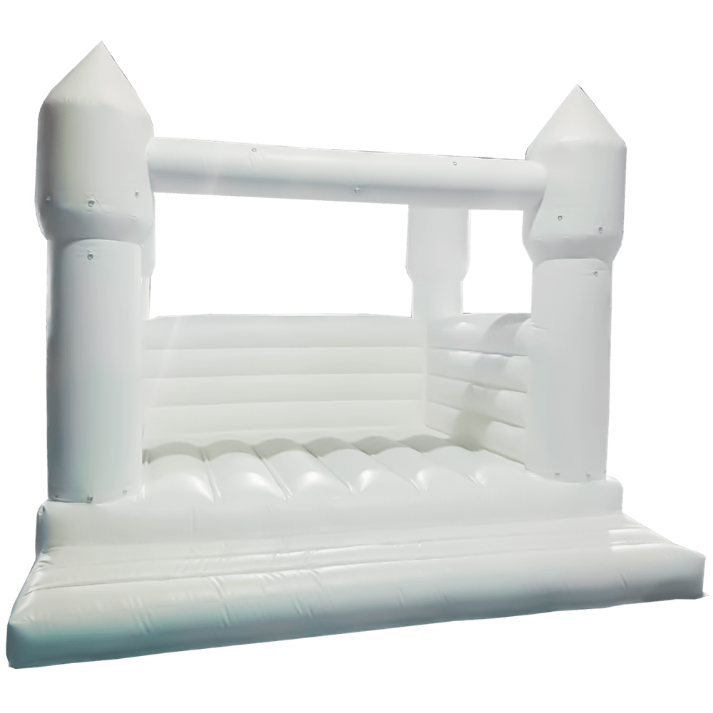 Белоснежный надувной батут - фотозона и реквизит для свадебных торжеств и праздников, 4*3*2,75 м