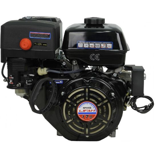 Двигатель бензиновый "LIFAN" NP445E (17 л.с., эл стартер)