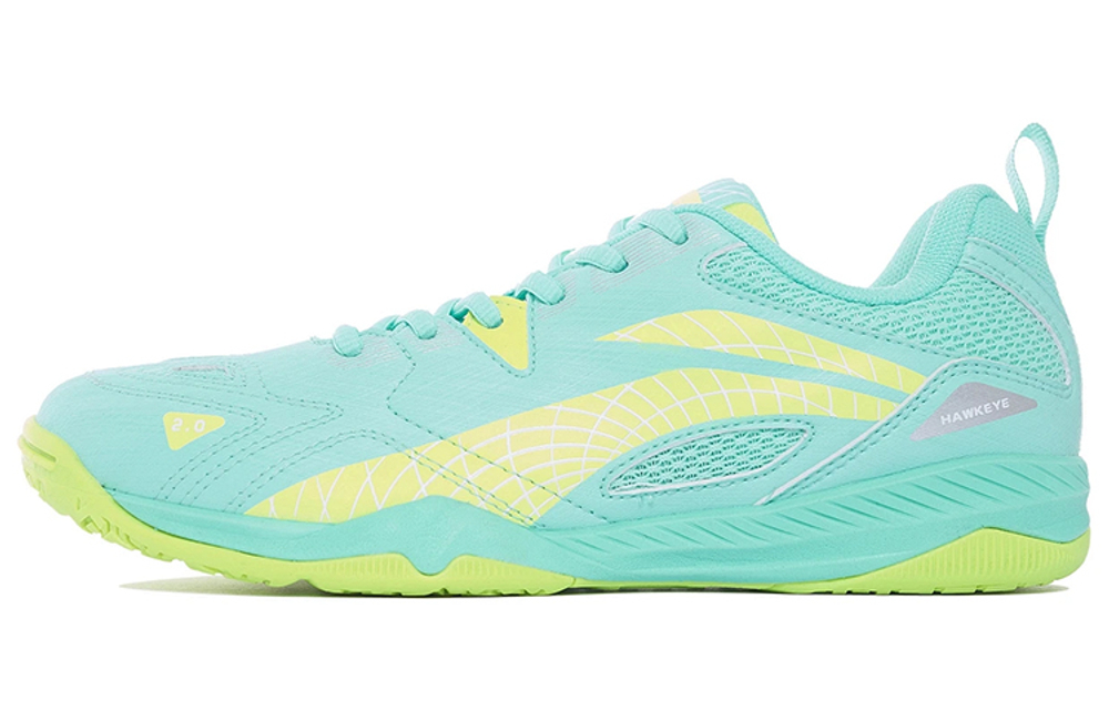 Li Ning Hawkeye 2.0 PRO Low top Cushioning Slip Resistant Abrasion Resistant Table Tennis Shoes Unisex Green