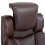 Кресло BRABIX PREMIUM "Phantom EX-553", рециклированная кожа, регулируемый подголовник, коричневое, 532941