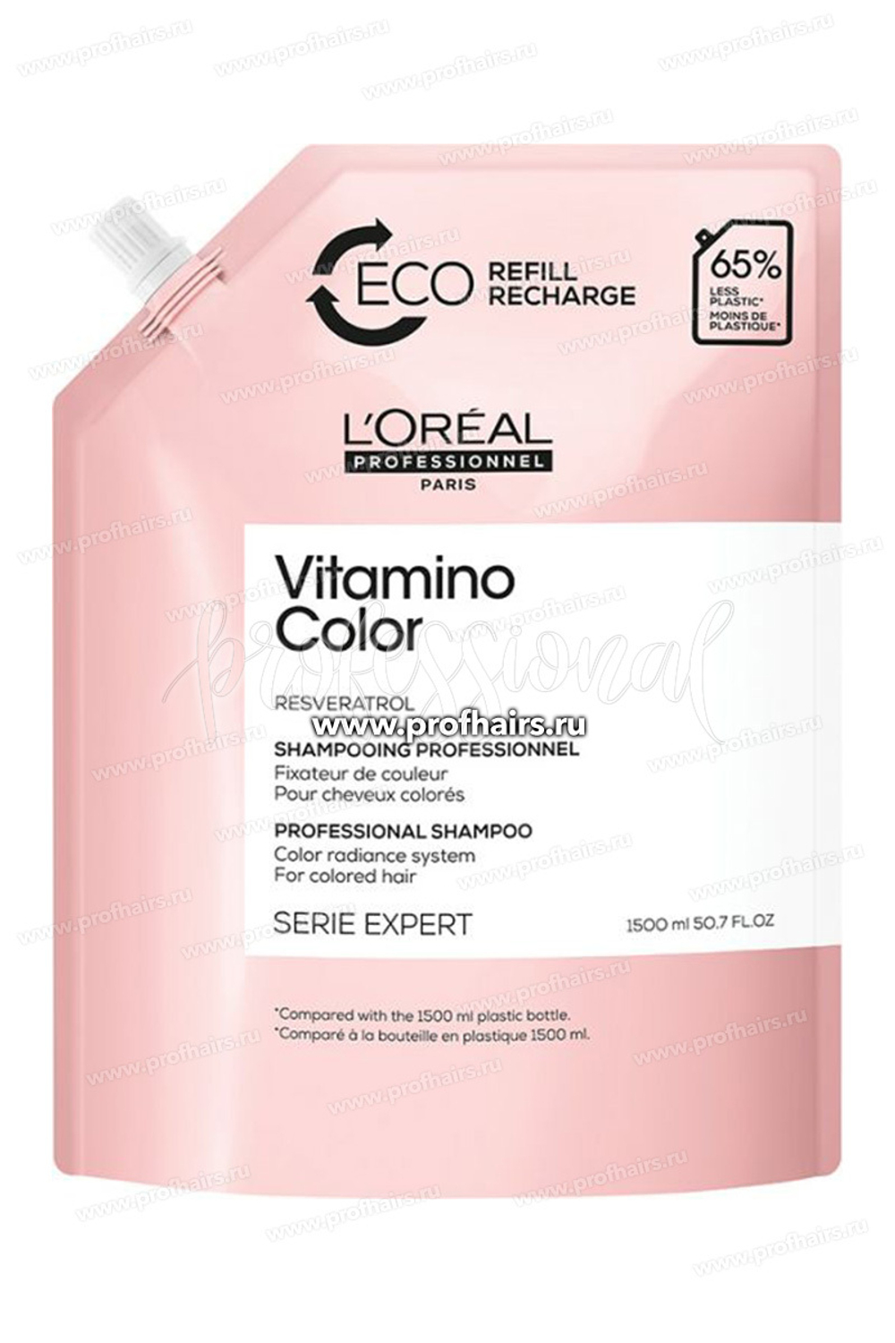 L'Oreal Professionnel Шампунь,  защита цвета окрашенных волос, Рено Vitamino Color А-ОХ, РЕФИЛЛ,1500мл