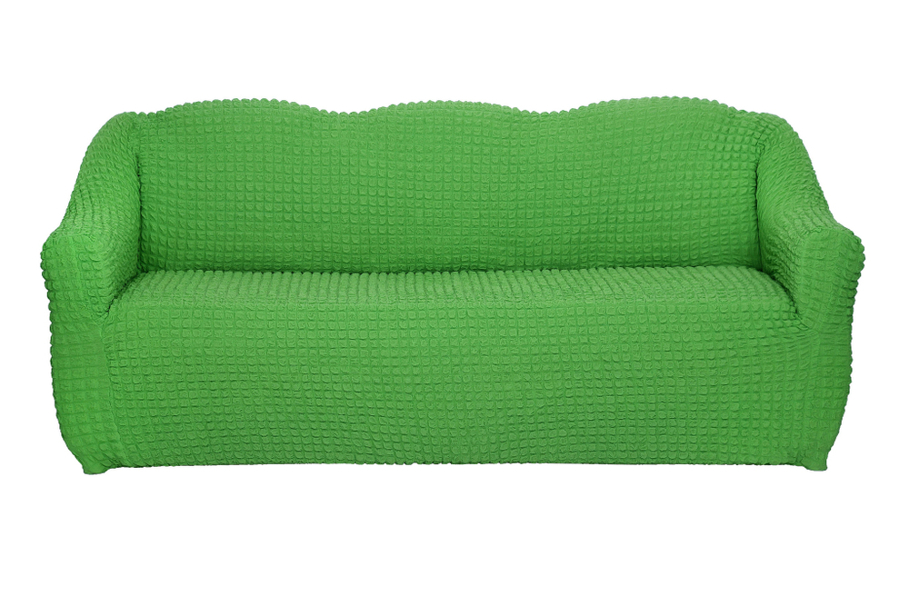 Чехол Модерн на 3-х местный диван, цвет Фисташковый
