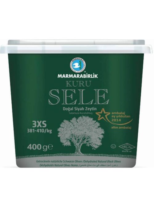 Маслины Marmarabirlik Kuru Sele 3XS вяленые 400 г