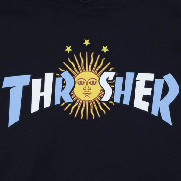 Худи Thrasher Argentina Estrella Hood (black) артикул:zcQP5Xr1h90nIxU6ja7aV3 - купить в магазине Дайс