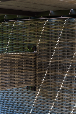 Обеденный лаунж-стол из искусственного ротанга ВЕНЕЦИЯ  180 (цвет: коричневый)