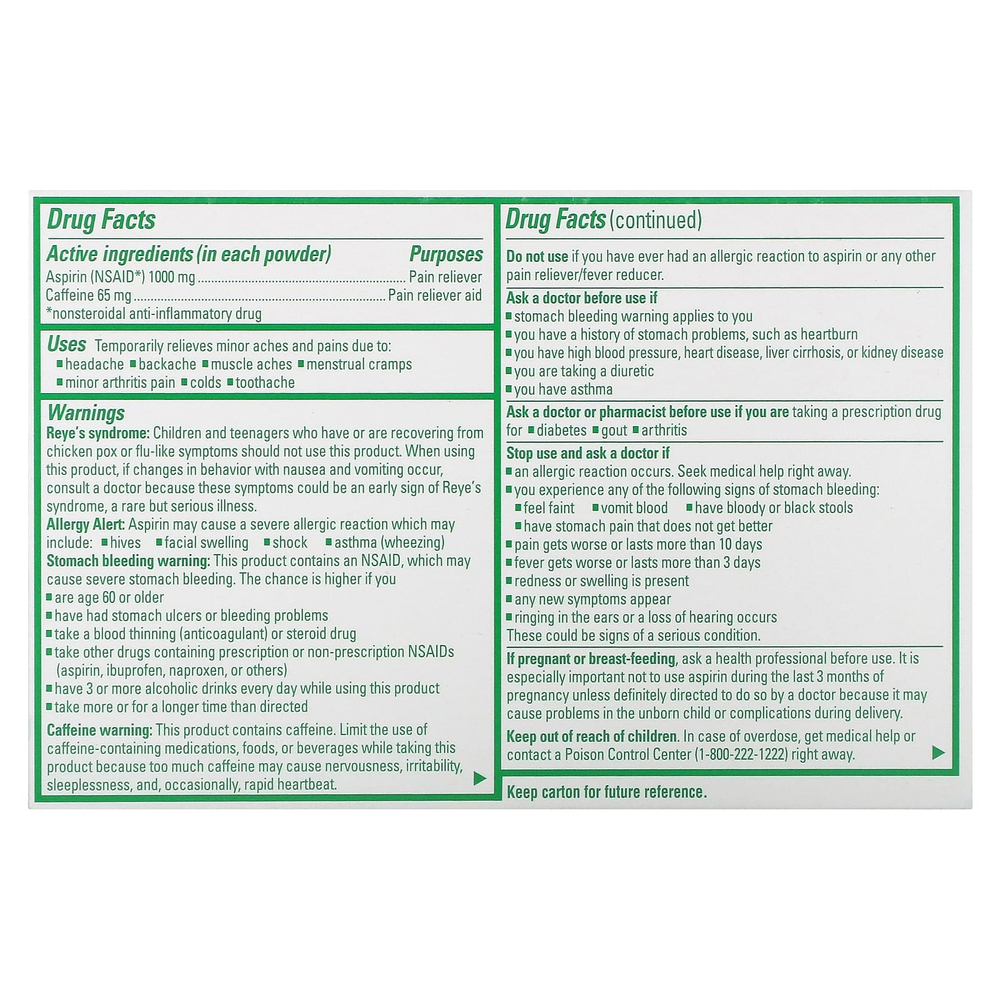 BC, порошок для быстрого обезболивания, против артрита, 50 пакетиков