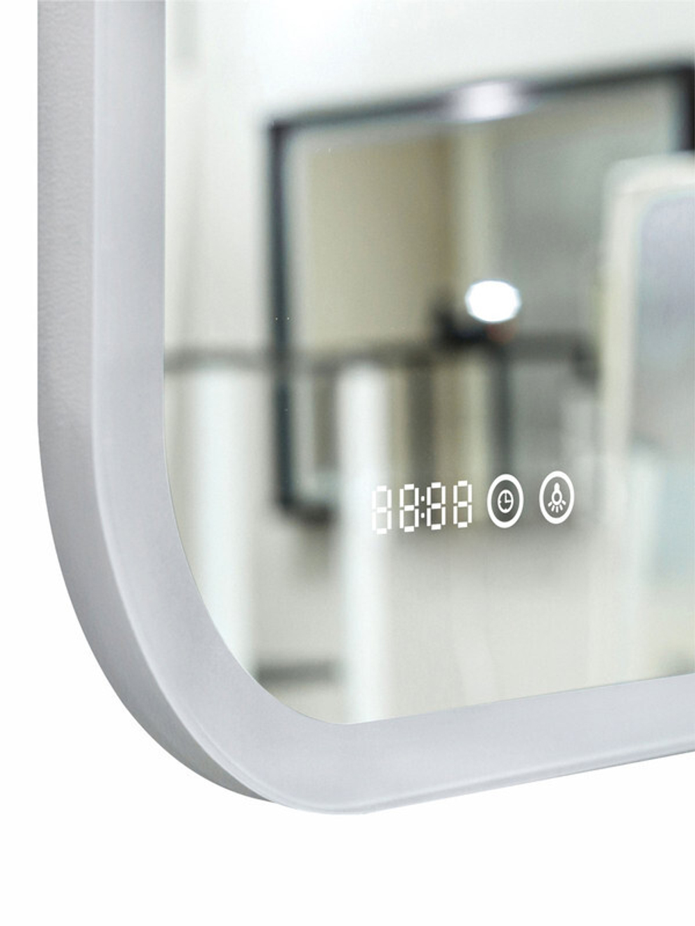 Зеркало "Bliss Led" 1200х800 с увеличительным зеркалом, часами