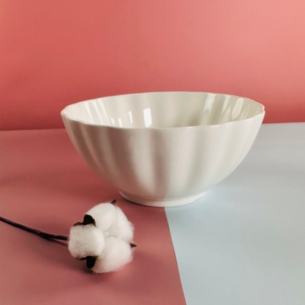 Lenardi 181-221 Салатник 21,5см BIANCO в под.уп.(х12)Фарфор