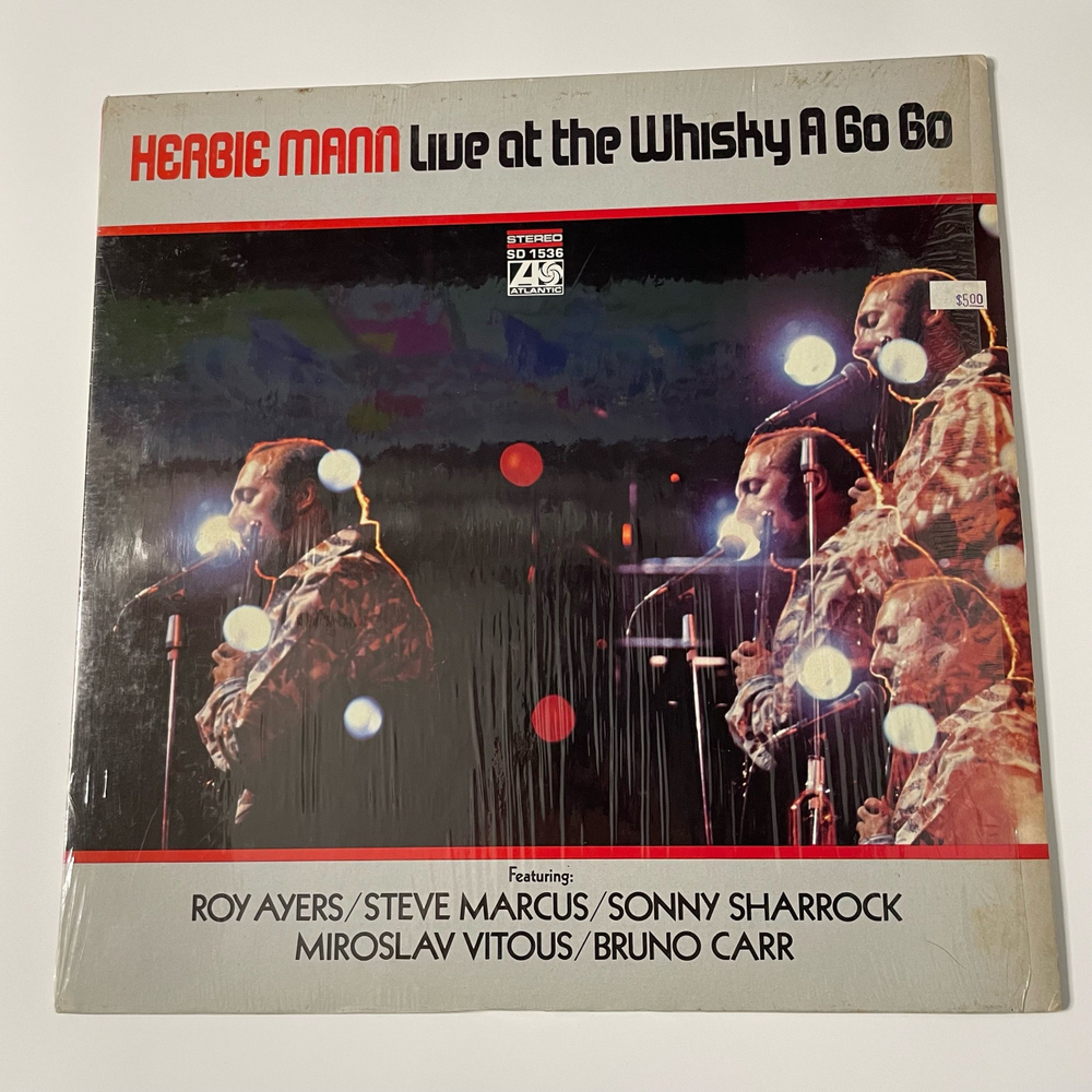 Винтажная виниловая пластинка LP Herbie Mann, Live At The Whisky A Go Go (США 1969)