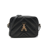 кожаная сумка-мессенджер Patrizia Pepe - черный(CB0023 L004)