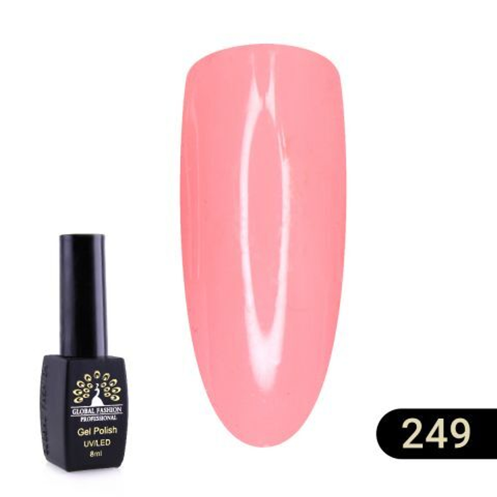 Гель лак BLACK ELITE 249, Global Fashion 8 мл