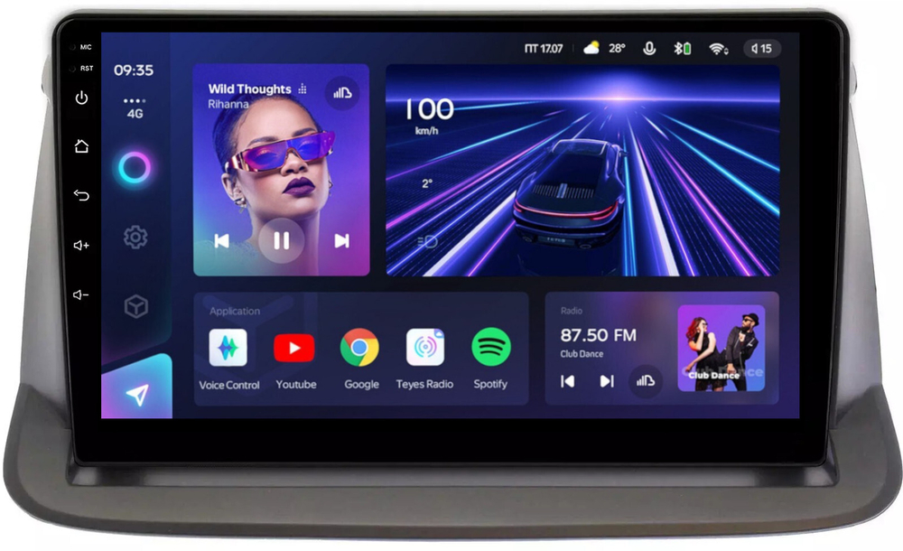 Магнитола для Honda Stepwgn 3 2005-2009 - Teyes CC3 Android 10, ТОП процессор, 4/32 Гб, CarPlay, SIM-слот