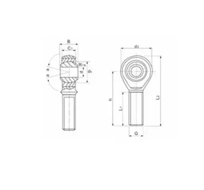 Шарнирный наконечник POS16ECL TECHNIX