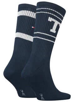 Теннисные носки Tommy Hilfiger Sock Sport Patch 2P - Blue