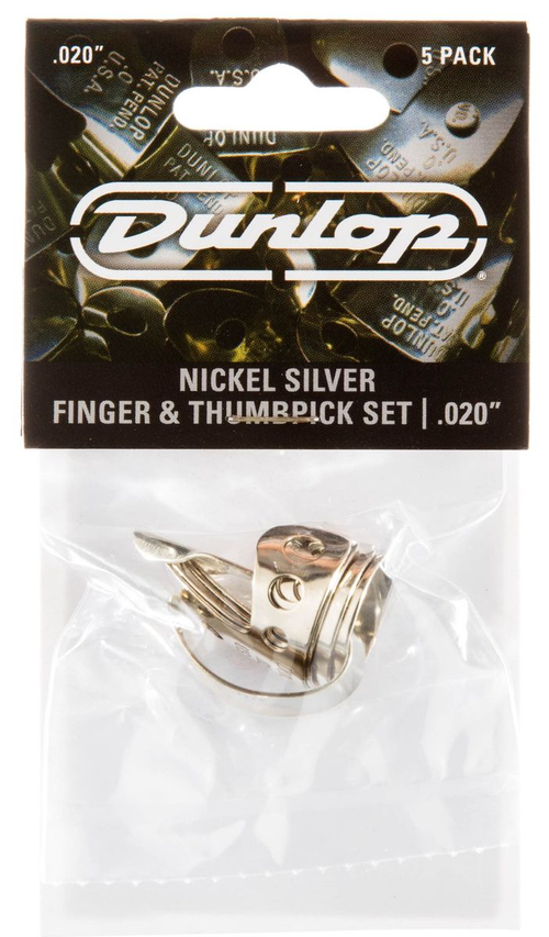 Dunlop 33P020 Nickel Silver Fingerpick 5Pack