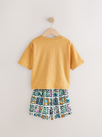 Пижама для девочки Next AC5-509, 3 шт., Розовый, Голубой, Молочный