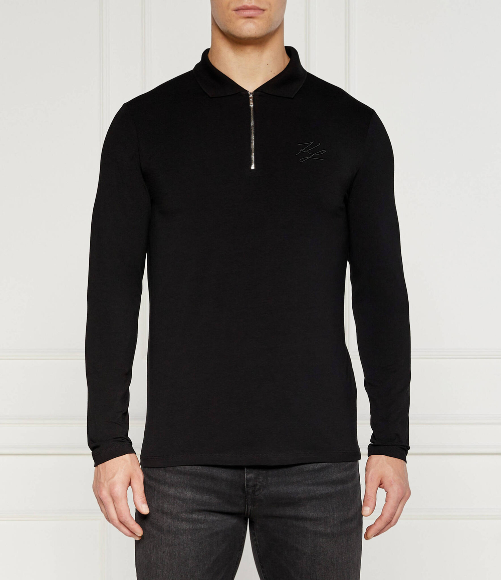 Поло Karl Lagerfeld - черный(745405 543221)