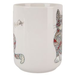 Кружка "Kitty" v=380мл (фарфор) (картонная цветная лента)