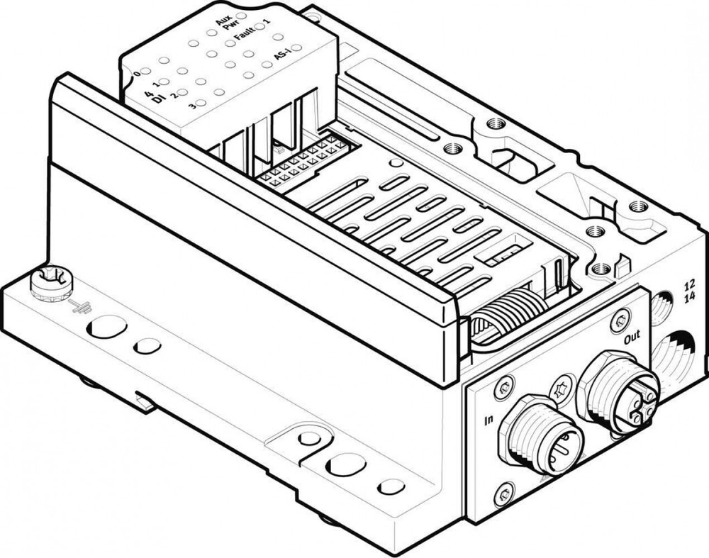 VMPA-ASI-EPL-GU-4E4A-Z Электрический интерфейс