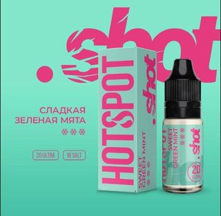 Купить Hotspot Shot Salt 10 мл - Sweet Green Mint (Ultra)