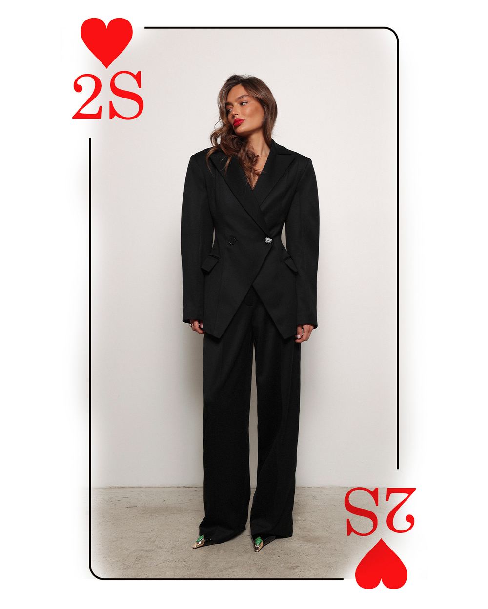 Жакет приталенный черный