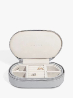Органайзер для украшений дорожный Stackers Oval Travel Case (Pebble Grey) (светло-серый / Pebble Grey)