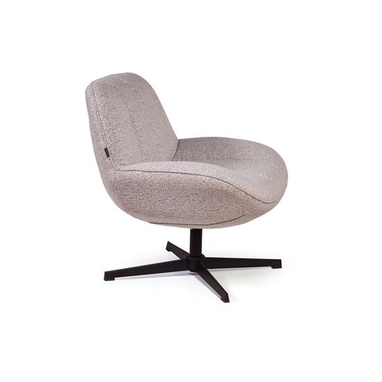 Кресло с вращением Mateo цвет светло-серый