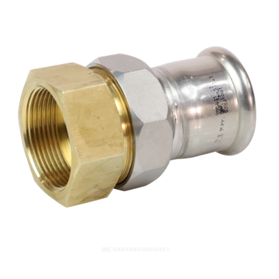 Муфта разъемная сталь нерж AISI 316L Дн 18х1/2" Ру16 пресс/ВР Inoxpres RM 184018003