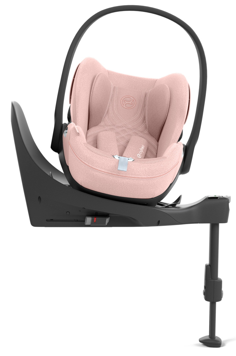 Коляска Cybex Priam IV Rosegold complete Cloud T Peach Pink Plus Base T 3 в 1 Off White