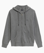 Мужская толстовка с капюшоном Atlantic, 1 шт. в уп., хлопок, темно-серый меланж, HMT-001