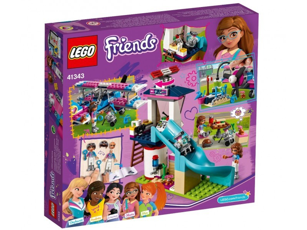 LEGO Friends: Экскурсия по Хартлейк-Сити на самолёте 41343 — Heartlake City Airplane Tour — Лего Френдз Друзья Подружки