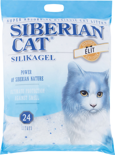 Кошач. наполнитель Сибирская кошка ЭЛИТ (силикагель) 24л