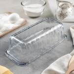 Форма для выпечки стекло, 10х12 см, 1.12 л, прямоуг, Borcam, 59894