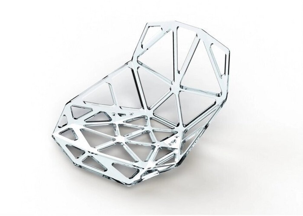 Сидение для стульев прозрачное, цвет желтый