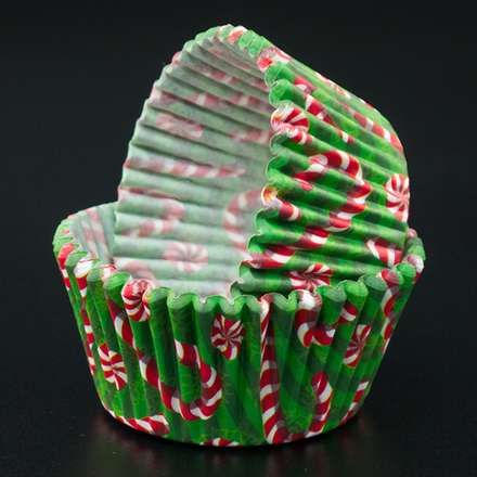 Капсулы бумажные новогодние D5см 50шт