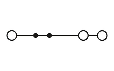 3037300 - ST 1,5-TWIN BK - Проходные клеммы
