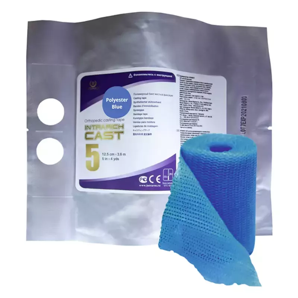 Полимерный бинт INTRARICH CAST 12,5 см х 3.6м, жесткий