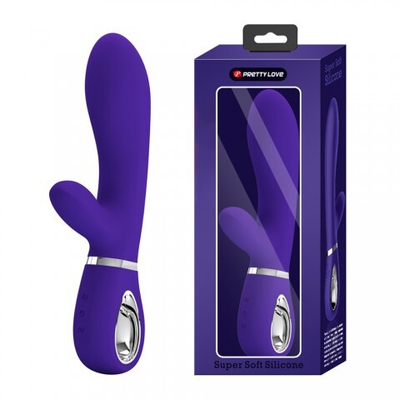 Вибратор-кролик Thomas Super Soft (20 см) синий