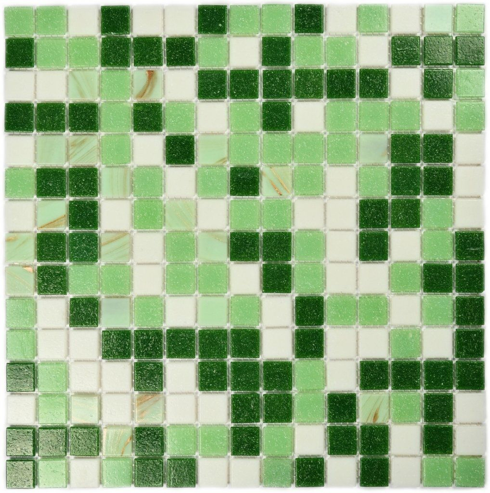 Мозаика стеклянная Grass/Трава (20х20) 327х327х4 мм (шт)
