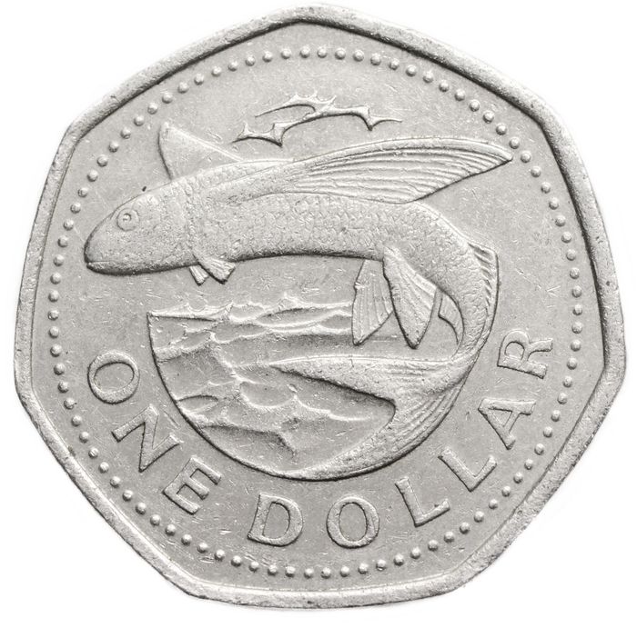 1 доллар 1988-2005 Барбадос