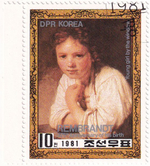 10 почтовых марок, КНДР (Северная Корея), 1980-е, Живопись Ренессанса, Рембрандт, Рафаэль, Дега