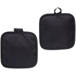 Прихватка в наборе «HOME», цвет чёрный, 17*17 см, 2 шт