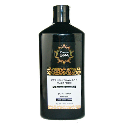 Шампунь кератиновый для поврежденных волос Shemen Amour Moroccan SPA Keratin 400мл